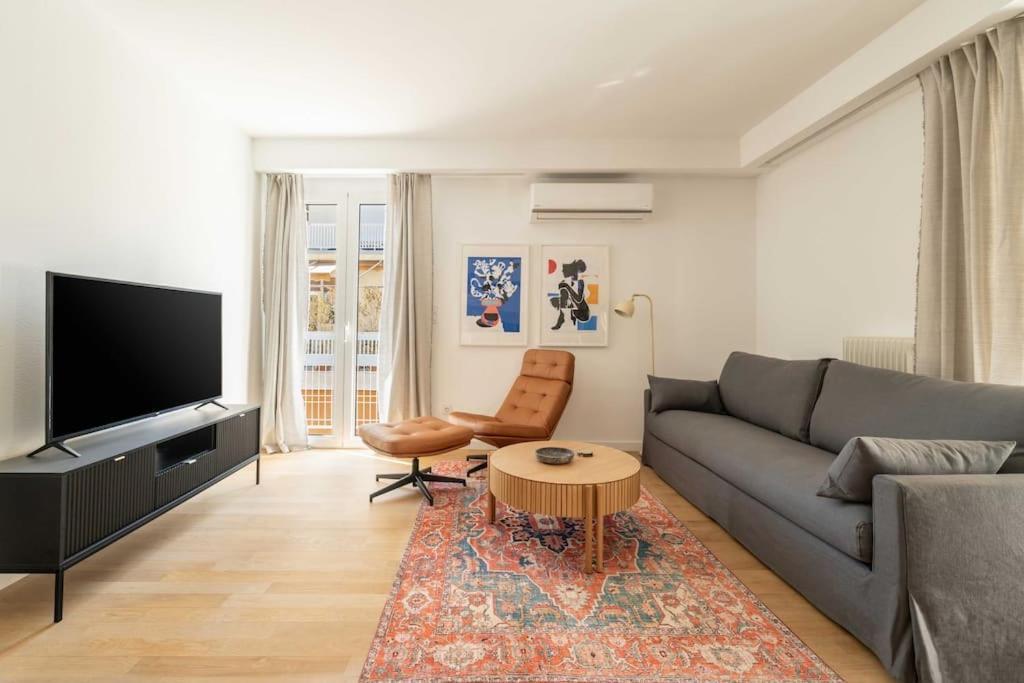 Bright & Airy 2Bd Apt Close To National Garden Афины Экстерьер фото